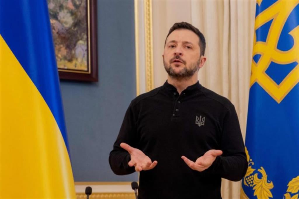 Il presidente ucraino Zelensky - Ansa